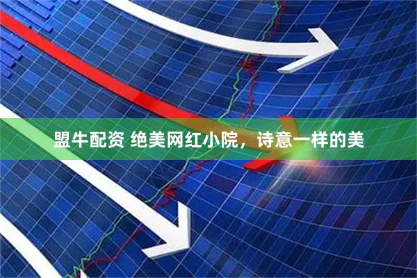 盟牛配资 绝美网红小院，诗意一样的美